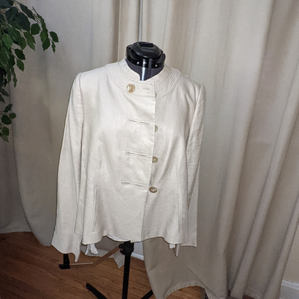 Light beige linen jacket